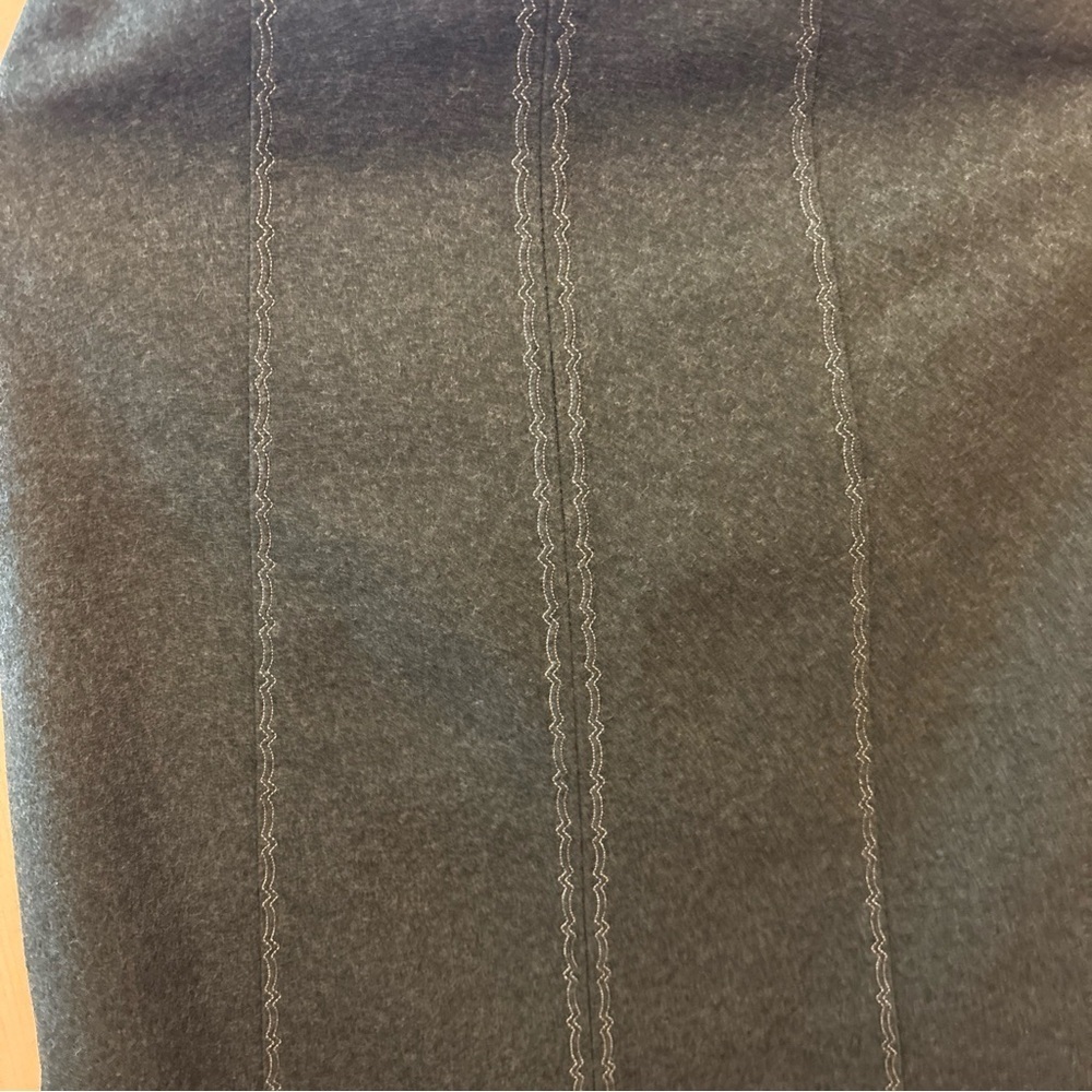 Retro 1970s Bavarian Wool Skirt Dk Green Oktoberfest Alpine  A-Line Sz 26 - Picture 4 of 14